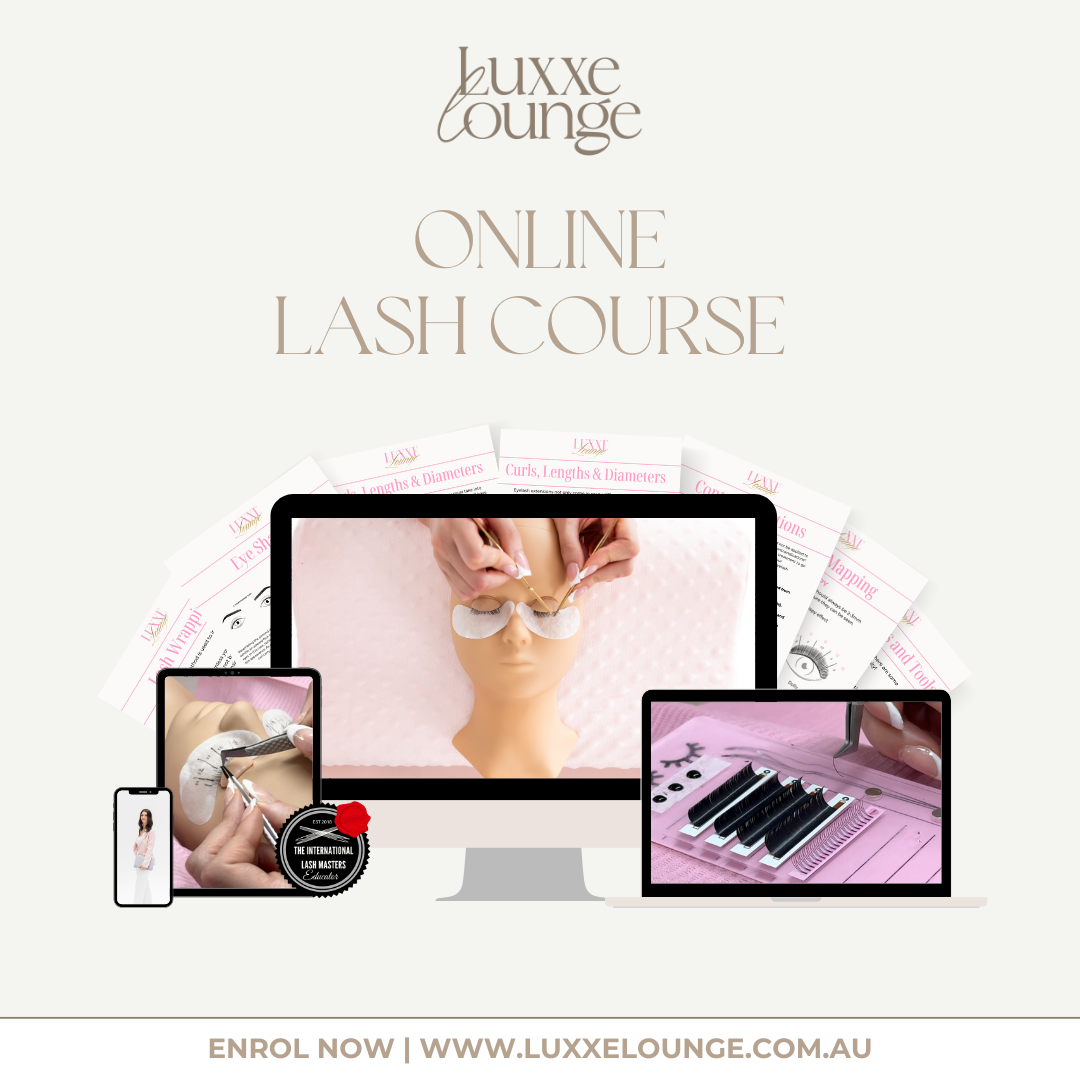 Online Classic, Hybrid & Pre-made Volume Lash Extension Course