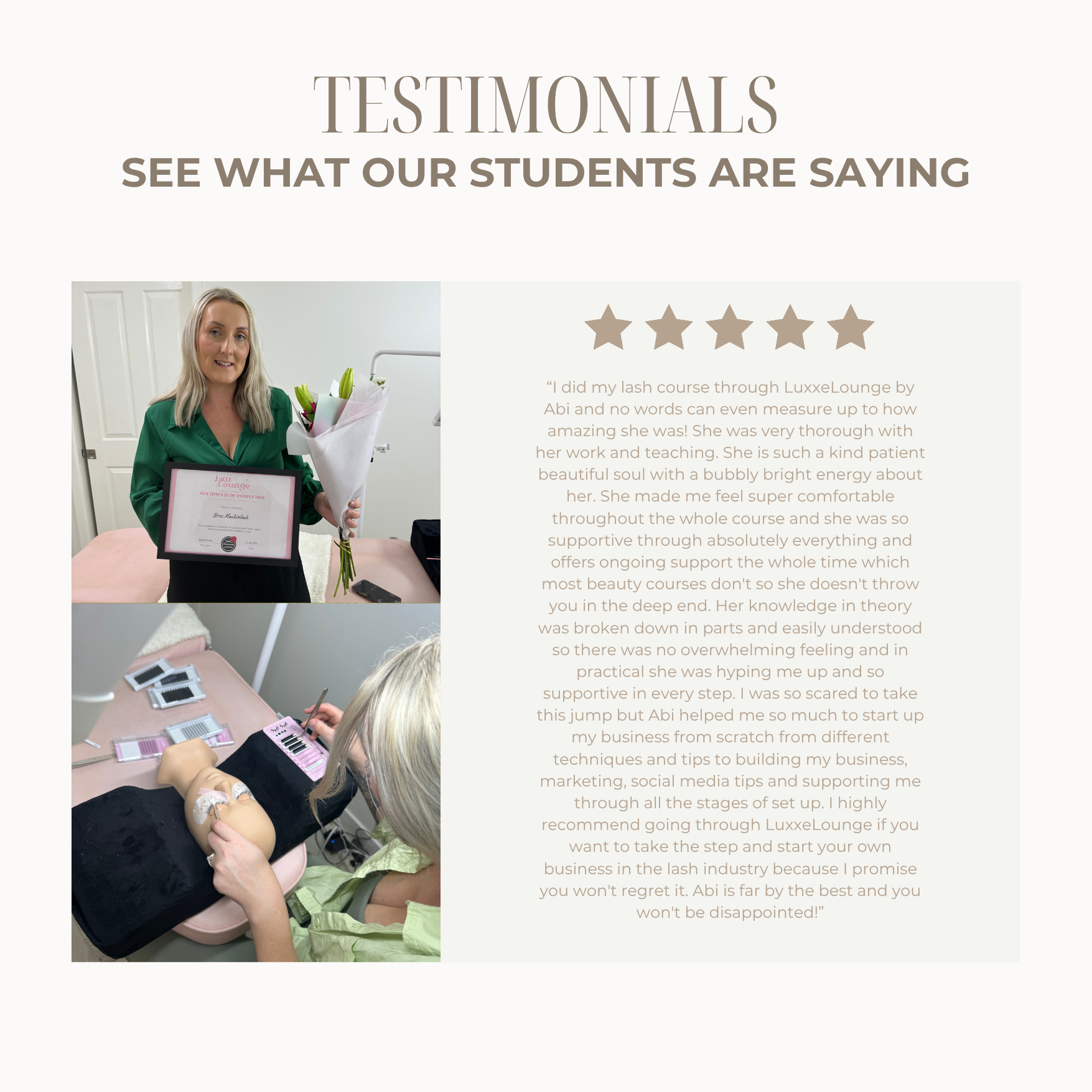 Online + 1 Day IN-PERSON Lash Course - Classic, Hybrid & Premade Volume