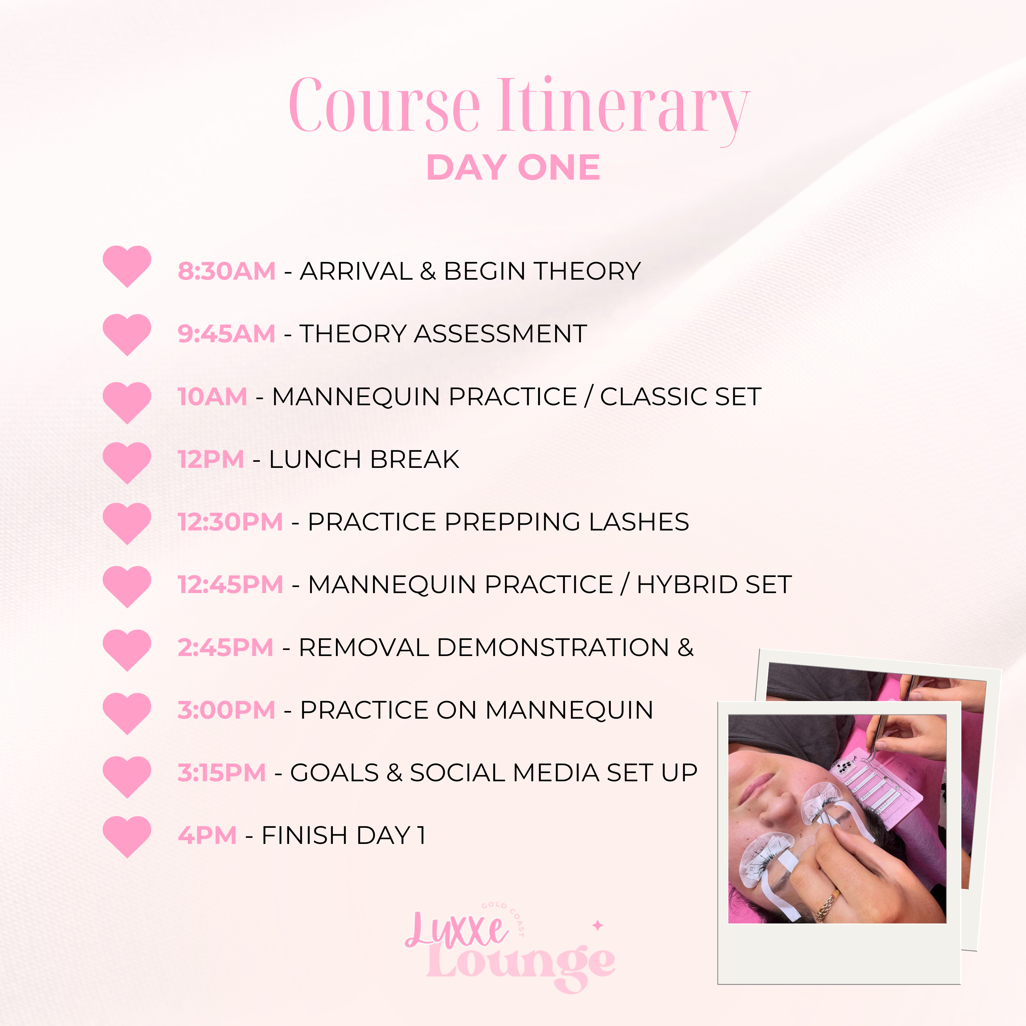 2-DAY LASH EXTENSION COURSE - GOLD COAST