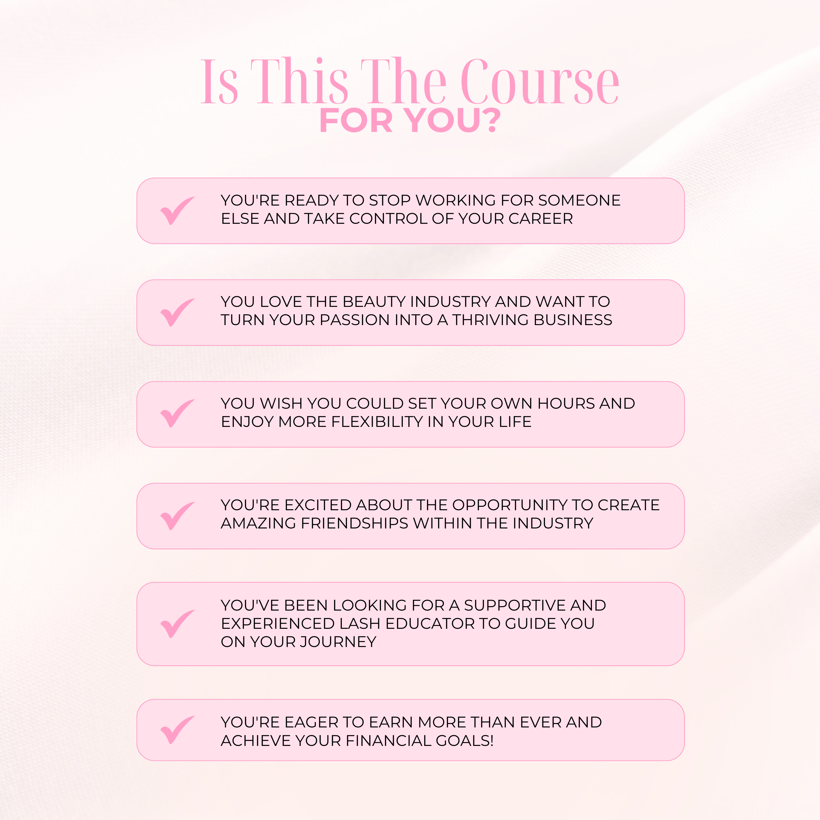 2-DAY LASH EXTENSION COURSE - GOLD COAST