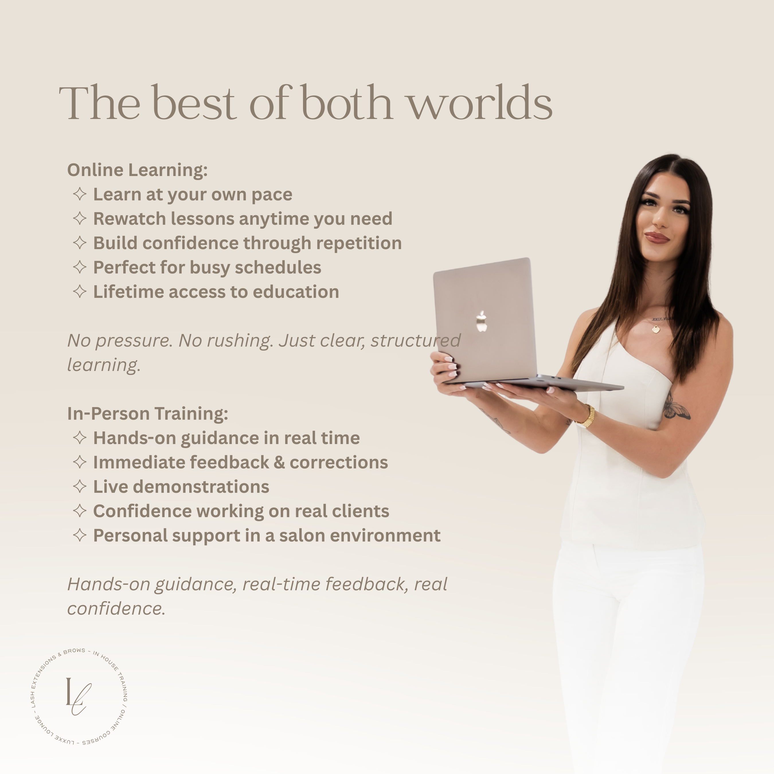 Online + 1 Day In-Person Lash Course